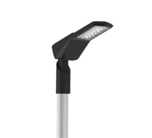 Светодиодный светильник "ВАРТОН" уличный Levante Parking 25 Вт кронштейн 48мм 3000К черный RAL9005 муар