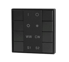 Кнопочная панель (1 группа), ССТ контроль, пластиковый корпус, черный