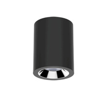 Светильник LED "ВАРТОН" DL-02 Tube накладной 220*150 55W 3000K 35° RAL9005 черный матовый