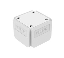 Комплект для L-соединения Mercury Mall (куб, 2 крышки) серый